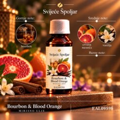 Mirisno ulje bourbon &blood orange burbon,crvena naranča,vanilija