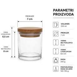 Paramtri Časa za svijeće srednja niza