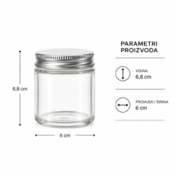 Parametri transparent primark steklenka