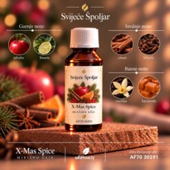 Mirisno ulje X-Mas Spice Apple, Lime,Cinnamon, Clove,Vanilla, Caramel