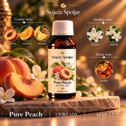 Mirisno ulje pure peach breskva, naranča, ananas,đurđica, jasmine,amber