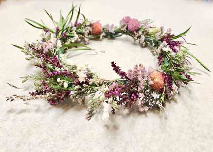 Prekrasna flower crown za vaš dom.
