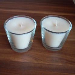 Svijeća u čaši, za svijećnjak