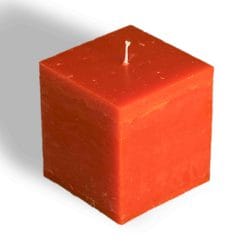 Alternative view of Mirisna svijeća mala kocka rustik
