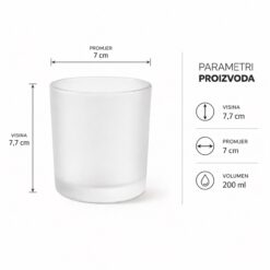 pqrametri Mala mat čaša
